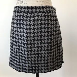 NWOT J. Crew wool houndstooth miniskirt